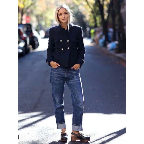 Vintage Frye Harness Chocolate Pebbled Leather Clogs | Brown Slip-On Mules USA - Picture 9 of 14